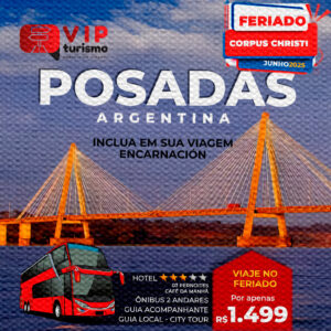 <span style="color: #ff0000;"><strong> 🇦🇷<b> POSADAS & ENCARNACION </strong></span> </b>🇦🇷 Feriadão Tiradentes <b> <span style="color: #ff0000;"><strong> **R$ 1.499, à vista** </strong></span> </b>