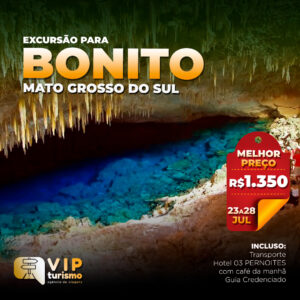 <span style="color: #ff0000;"><strong> <b>🐠🐦BONITO/MS </strong></span> </b> 🐊🐍 Férias de Inverno - 22 à 27/07 <b> <span style="color: #ff0000;"><strong> **R$ 1350, ** </strong></span> </b>