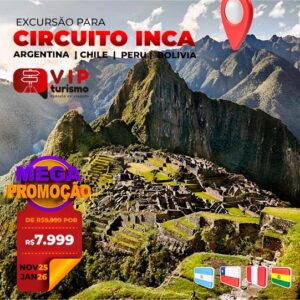 <span style="color: #ff0000;"><strong> <b> CIRCUITO INCA: 🇦🇷 ARGENTINA 🇨🇱 CHILE 🇧🇴 BOLÍVIA 🇵🇪 PERU </strong></span> </b></b> SAÍDA 10/05 <b> <span style="color: #ff0000;"><strong>**PROMO R$ 7.999,** </b></strong></span> </b>