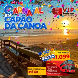 <span style="color: #FFA500;"><strong> <b>🌞 CAPÃO DA CANOA - Feriadão Carnaval 🏖️ </strong></span> </b> 4 dias & 3 noites <b> <span style="color: #FFA500;"><strong>**R$ 1099, à vista** </b></strong></span> </b>
