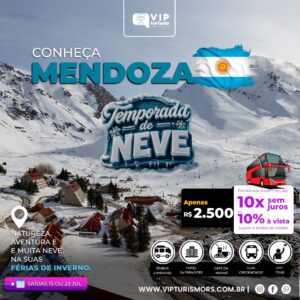 <span style="color: #ff0000;"><strong> 🇦🇷<b> MENDOZA </strong></span> </b></b>🇦🇷 Férias de Inverno - SAÍDA 15/07 <b> <span style="color: #ff0000;"><strong>**R$ 2.200,** </b></strong></span> </b>