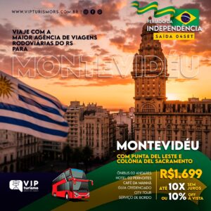 <span style="color: #ff0000;"><strong> <b>🇺🇾 MONTEVIDÉU 🇺🇾 </strong></span> </b> Feriadão Consciência Negra 20/11 <b> <span style="color: #800000;"><strong>**R$ 1.699, até 10x s/ juros** </strong></span> </b> </b>