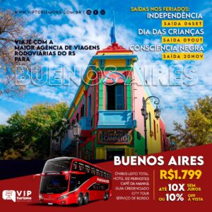 <span style="color: #ff0000;"><strong> <b>🇦🇷 BUENOS AIRES 🇦🇷 </strong></span> </b> Feriadão Consciência Negra 20/11 <b> <span style="color: #ff0000;"><strong> **R$ 1.799, até 10x s/ juros** </strong></span> </b>
